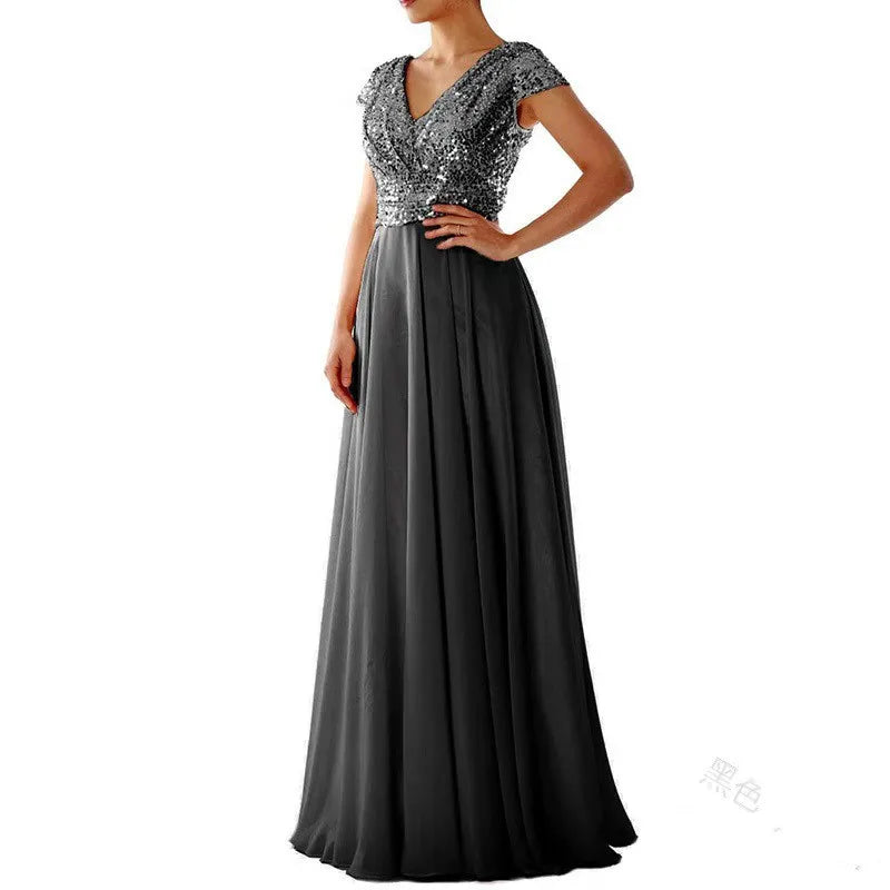 Robe de Soirée Élégante à Sequins – Chic & Raffinement