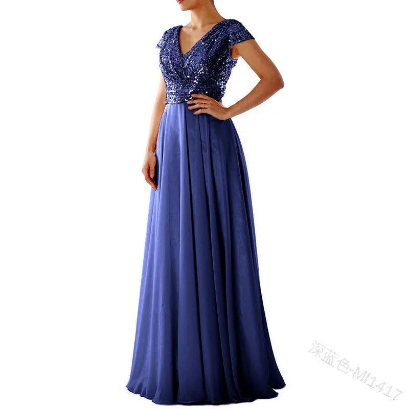 Robe de Soirée Élégante à Sequins – Chic & Raffinement