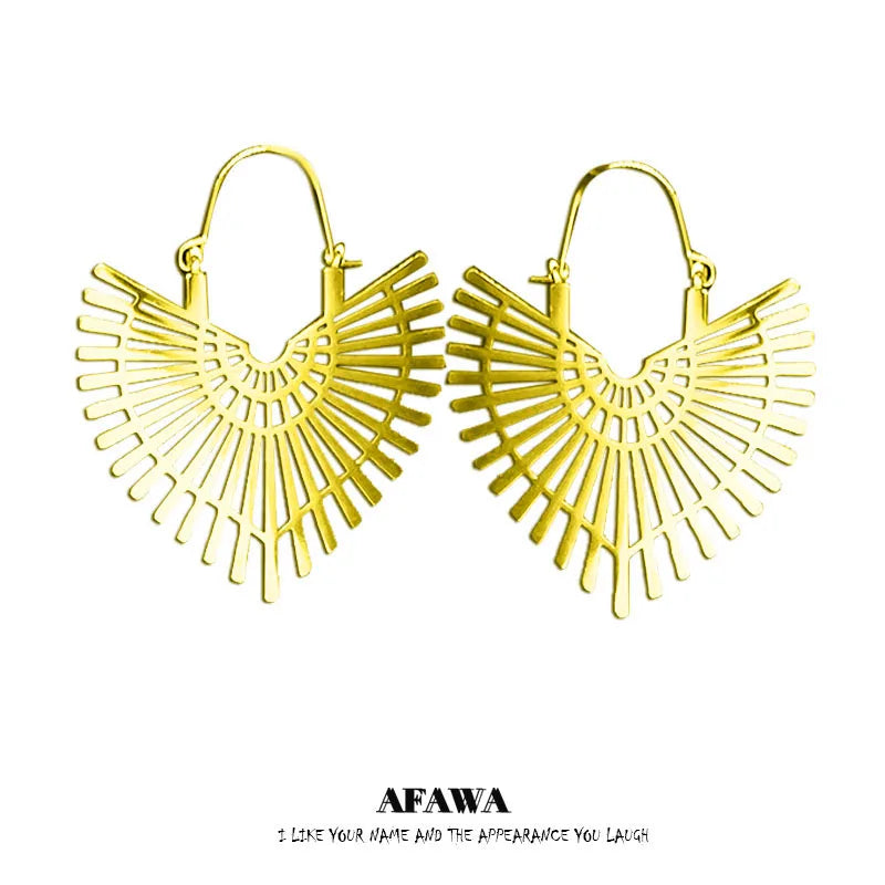 Boucles d’Oreilles Bohème Géométriques – Doré & Argenté
