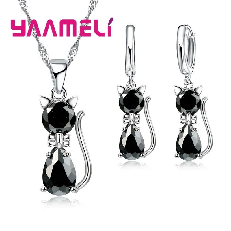Parure Éclat de Diamant – Collier & Boucles d’Oreilles Femme