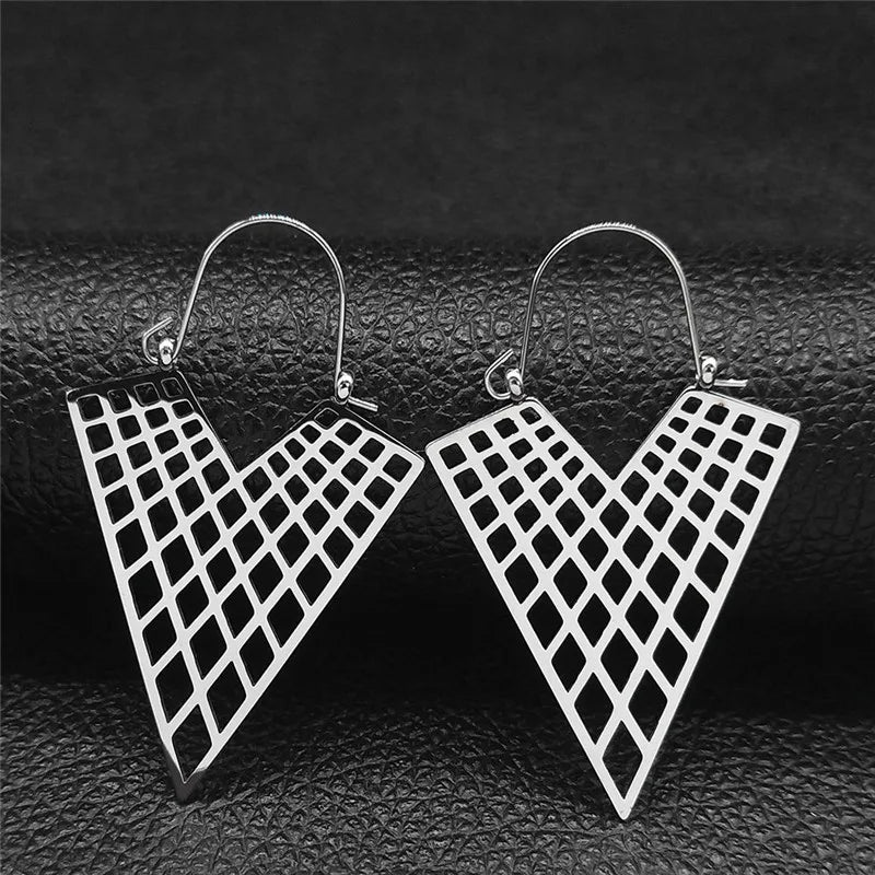 Boucles d’Oreilles Bohème Géométriques – Doré & Argenté