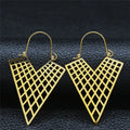 Boucles d’Oreilles Bohème Géométriques – Doré & Argenté