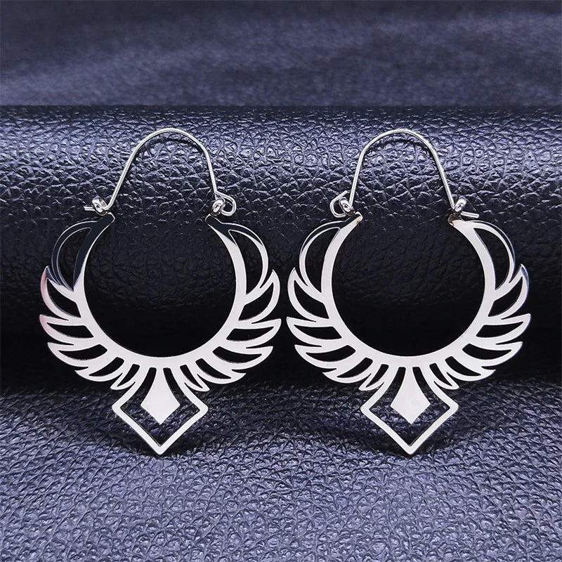 Boucles d’Oreilles Bohème Géométriques – Doré & Argenté