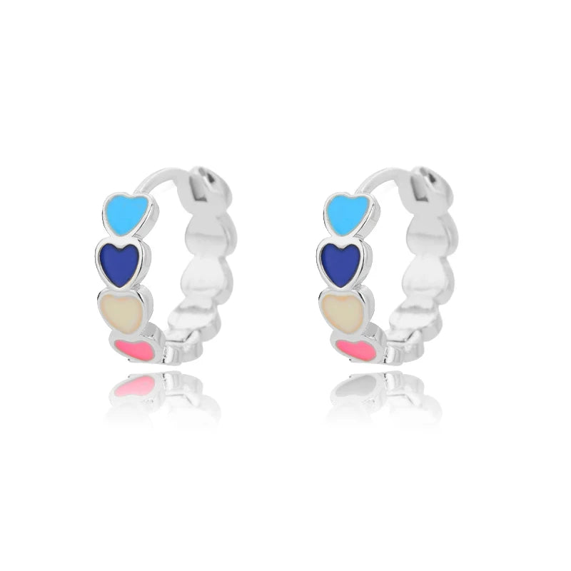 Boucles d’Oreilles Femme Dorées en Acier Inoxydable & Zircons – Élégantes et Tendance