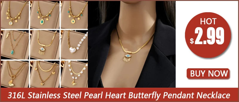 Ensemble Stella – Collier & Bracelet Étoiles en Acier Inoxydable