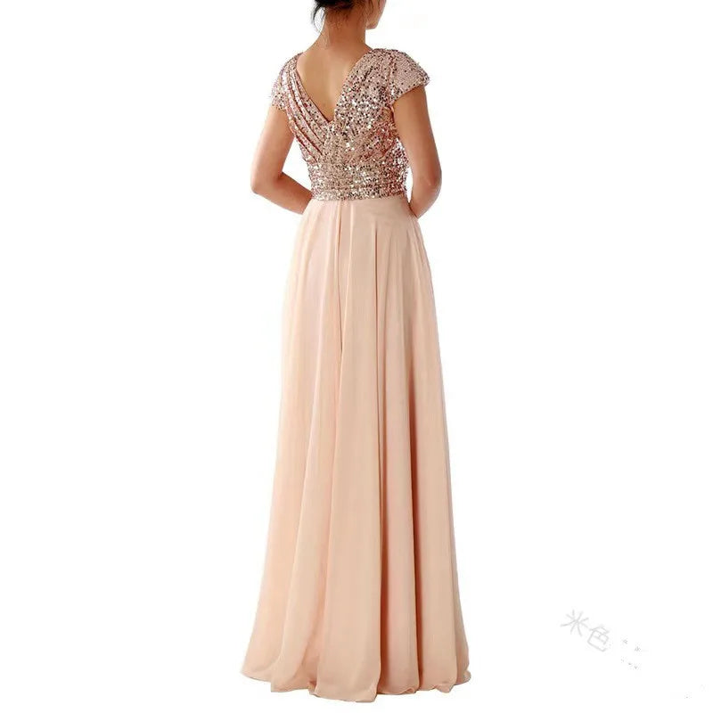 Robe de Soirée Élégante à Sequins – Chic & Raffinement